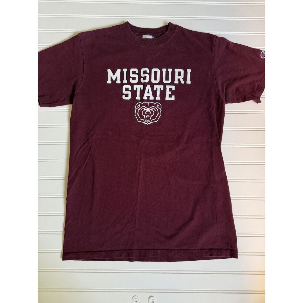 Champion Missouri State Bears T-Shirt Maroon College Tee Men's Estimated Medium